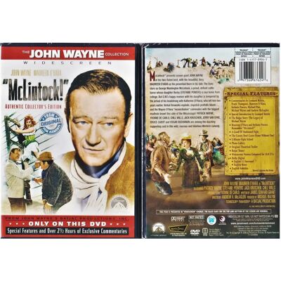 Paramount McLintock! - Édition collector, Widescreen, Région 1 - Publicité Paramount McLintock! - Édition collector, Widescreen, Région 1 - Publicité