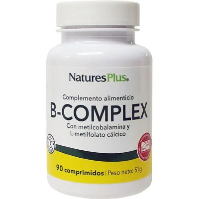 Complejo B de NaturesPlus con salvado de arroz - Suplemento dietético Complejo B de NaturesPlus con salvado de arroz - Suplemento dietético