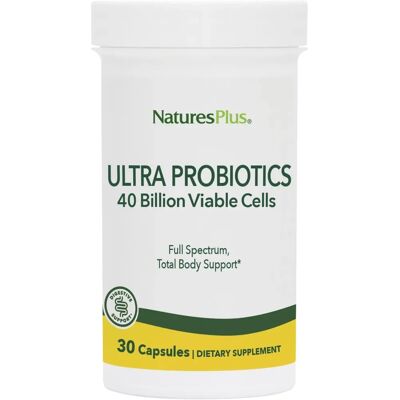 Nature's Plus Ultra Probiotics - 40 Billion - Vegetarian - Total Digestive Cover Nature's Plus Ultra Probiotics - 40 Billion - Vegetarian - Total Digestive Cover