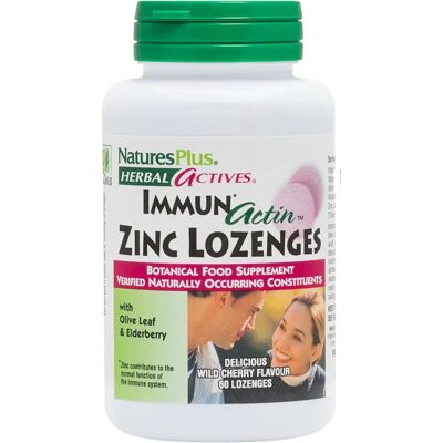 Nature's Plus Ziołowe Substancje Czynne Immunactin Zinc Pastylki do ssania Nature's Plus Ziołowe Substancje Czynne Immunactin Zinc Pastylki do ssania