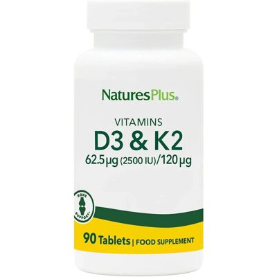 Nature's Plus Vitamin D3 Modell K2 - Vitamine Nature's Plus Vitamin D3 Modell K2 - Vitamine