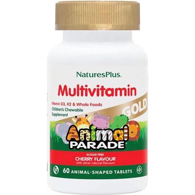 Nature's Plus Animal Parade Gold Cherry Multivitamin - Children Nature's Plus Animal Parade Gold Cherry Multivitamin - Children