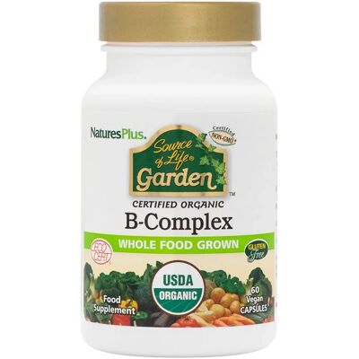 Nature's Plus Source of Life Garden Bio B-Komplex - 60 Veggie Kapseln Nature's Plus Source of Life Garden Bio B-Komplex - 60 Veggie Kapseln