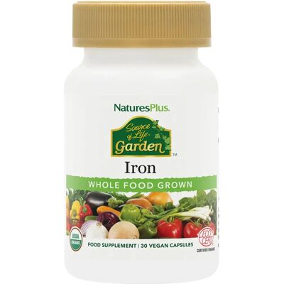 Nature's Plus Source of Life Garden Bio-Eisen - 30 vegane Kapseln Nature's Plus Source of Life Garden Bio-Eisen - 30 vegane Kapseln