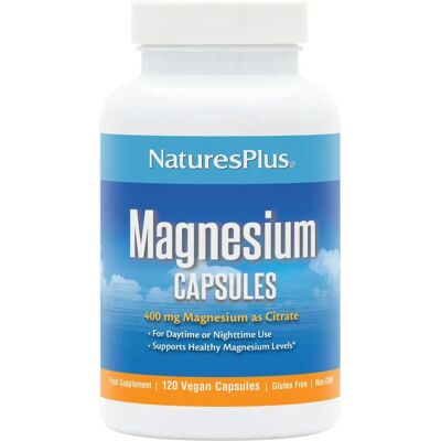 Μαγνήσιο Nature's Plus - 120 Κάψουλες - Υποστηρίζει το Νευρικό Σύστημα Μαγνήσιο Nature's Plus - 120 Κάψουλες - Υποστηρίζει το Νευρικό Σύστημα