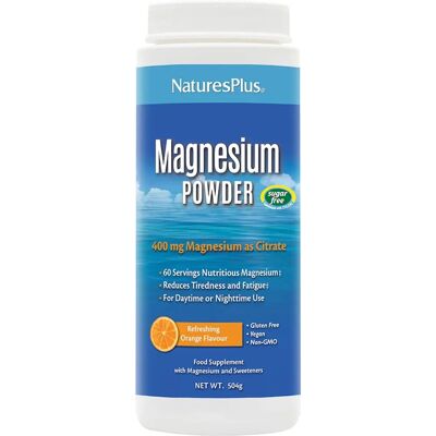 Nature's Plus KalmAssure Magnesio en Polvo Naranja - 504g Nature's Plus KalmAssure Magnesio en Polvo Naranja - 504g