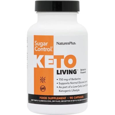 Natures Plus Keto Living Control de Azúcar 90 Cápsulas Natures Plus Keto Living Control de Azúcar 90 Cápsulas