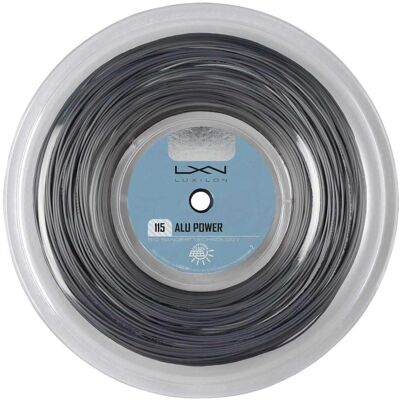 Luxilon Alu Power 115 200m Silver Tennis String - Tournament Grade Luxilon Alu Power 115 200m Silver Tennis String - Tournament Grade