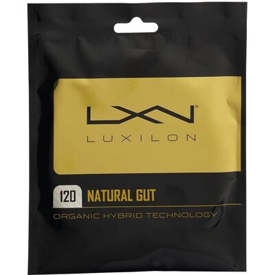 Luxilon Natural Gut - 12,2m Corde de tennis sensation organique - Publicité Luxilon Natural Gut - 12,2m Corde de tennis sensation organique - Publicité