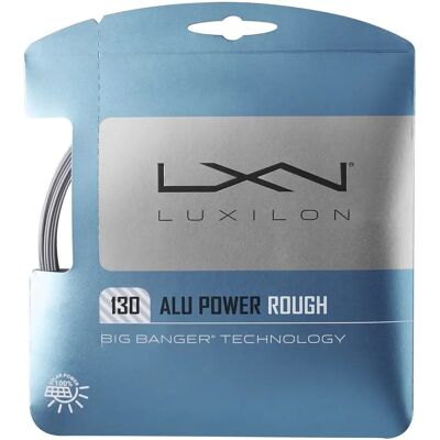 Luxilon ALU Power Rough Tennissaiten - Polyester - Grau - 16mm Luxilon ALU Power Rough Tennissaiten - Polyester - Grau - 16mm