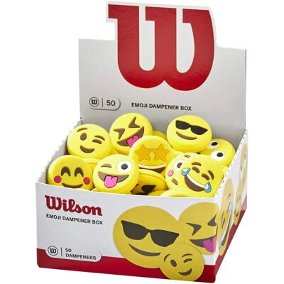 Wilson Model - Emoji Vibratiedempers voor Tennisrackets - Multicolor Wilson Model - Emoji Vibratiedempers voor Tennisrackets - Multicolor