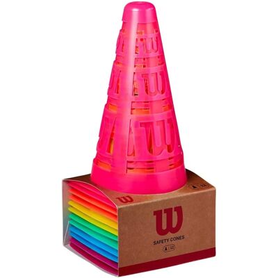 Cônes Wilson Safe - 12P Multicolor Entrenamiento Cônes Wilson Safe - 12P Multicolor Entrenamiento