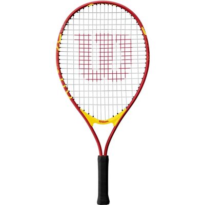 Raquette de tennis junior Wilson US Open 23 - Rouge/Jaune - Publicité Raquette de tennis junior Wilson US Open 23 - Rouge/Jaune - Publicité