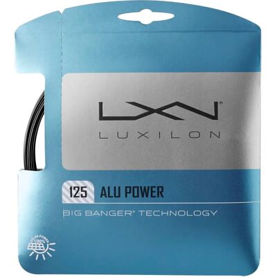 Luxilon ALU Power Tennispallo - Polyester, 17, 1.25 mm, Musta, 12.2 m Luxilon ALU Power Tennispallo - Polyester, 17, 1.25 mm, Musta, 12.2 m
