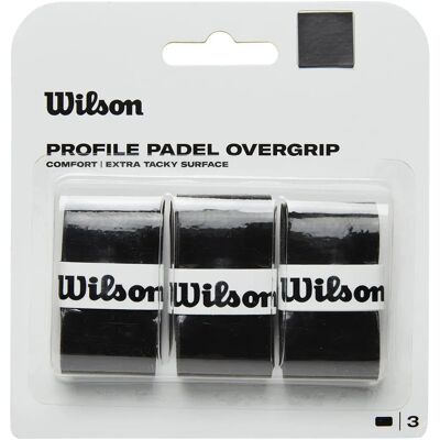 Wilson Profile Padel Overgrip - Μαύρο - Λαβή Wilson Profile Padel Overgrip - Μαύρο - Λαβή