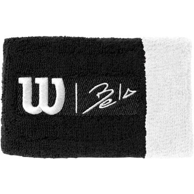 Bracelets Wilson Bela Extra Larges - Unisexe Noir/Blanc - Publicité Bracelets Wilson Bela Extra Larges - Unisexe Noir/Blanc - Publicité