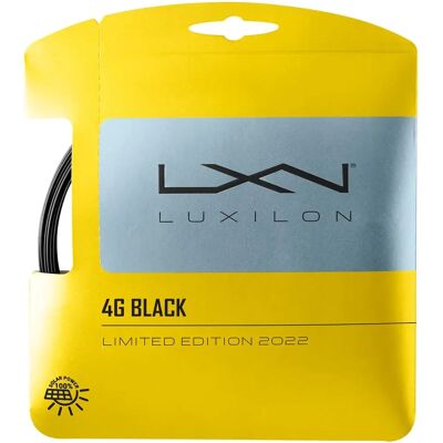 Luxilon 4G Tennis String - Black - 12.2m Luxilon 4G Tennis String - Black - 12.2m