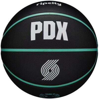 Piłka Koszykarska Wilson Portland Trail Blazers - Unisex Czarna EU 7 Piłka Koszykarska Wilson Portland Trail Blazers - Unisex Czarna EU 7