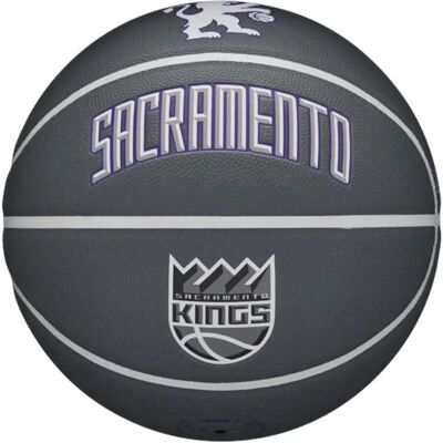 Wilson Sacramento Kings Szara Piłka do Koszykówki - Koszykówka Wilson Sacramento Kings Szara Piłka do Koszykówki - Koszykówka