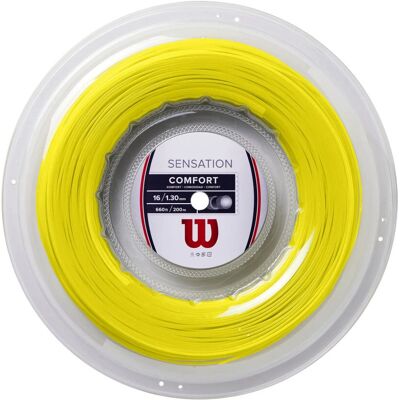 Wilson Sensation 16 - Yellow - 200m - Tennis String Wilson Sensation 16 - Yellow - 200m - Tennis String