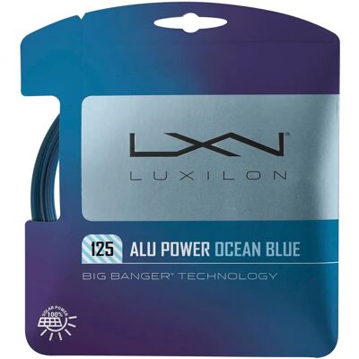 Luxilon Alu Power Ocean Blue 12,2 m Tennissaite - Blau Luxilon Alu Power Ocean Blue 12,2 m Tennissaite - Blau