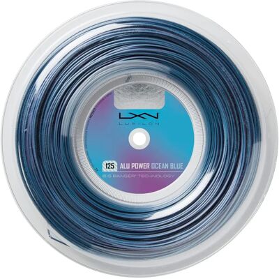 Cuerda de Tenis Luxilon Alu Power Ocean Blue - 200 M - Control y Potencia Cuerda de Tenis Luxilon Alu Power Ocean Blue - 200 M - Control y Potencia