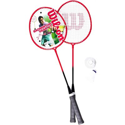 Set Badminton 2 Giocatori Wilson - Racket e Volantini Set Badminton 2 Giocatori Wilson - Racket e Volantini