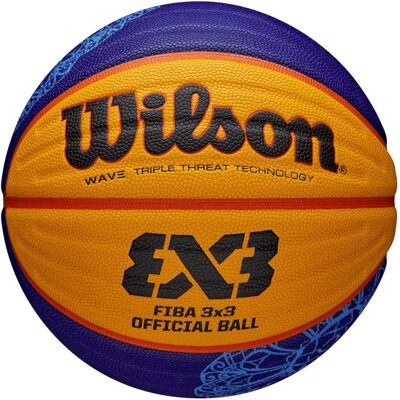 Wilson FIBA 3x3 Paryż - Piłka do koszykówki - Rozmiar 6 Wilson FIBA 3x3 Paryż - Piłka do koszykówki - Rozmiar 6