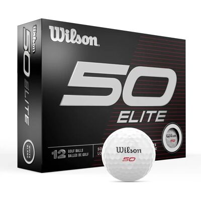 Wilson Fifty Elite Golfbälle - Weiß Wilson Fifty Elite Golfbälle - Weiß