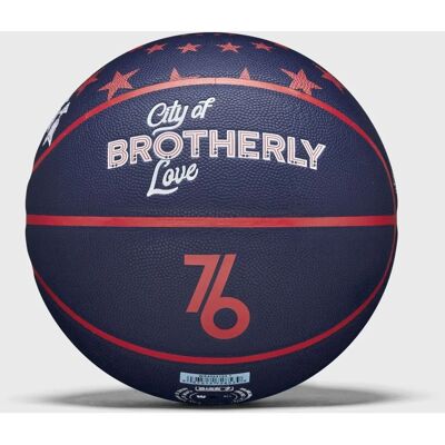 Wilson T7 Philadelphia 76ers NBA City Collector Basketball - Basketball Wilson T7 Philadelphia 76ers NBA City Collector Basketball - Basketball