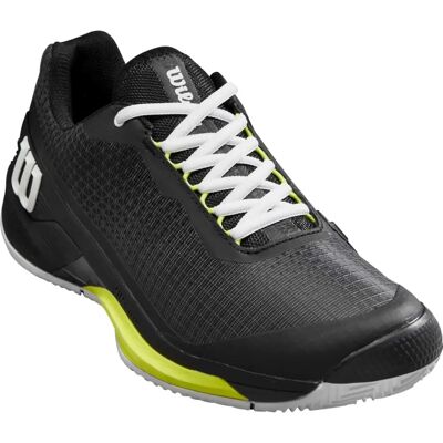 Wilson Schwarz/Weiß/Gelb Tennisschuhe - Unterstützend Sandplatzschuhe Wilson Schwarz/Weiß/Gelb Tennisschuhe - Unterstützend Sandplatzschuhe