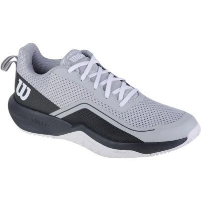 Wilson Rush Pro Lite - Chaussures de Tennis - Gris - Publicité Wilson Rush Pro Lite - Chaussures de Tennis - Gris - Publicité