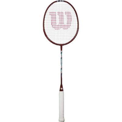 Wilson Strike Raquette de Badminton en Acier et Aluminium - Raquette de Badminton Wilson Strike Raquette de Badminton en Acier et Aluminium - Raquette de Badminton