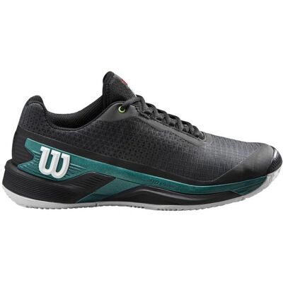 Wilson Rush Pro 4.0 Tennisschuh - Schwarz, Unterstützend, Ganzjährig Wilson Rush Pro 4.0 Tennisschuh - Schwarz, Unterstützend, Ganzjährig