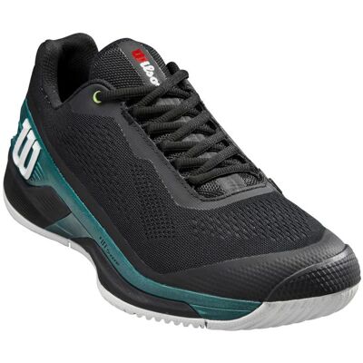 Wilson - Rush Pro 4.0 Blade - Schwarz - Türkis Shoes Wilson - Rush Pro 4.0 Blade - Schwarz - Türkis Shoes