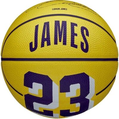 Wilson NBA Player Icon LeBron James Mini Piłka - Koszykówka Wilson NBA Player Icon LeBron James Mini Piłka - Koszykówka