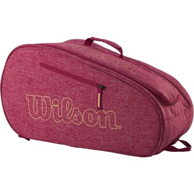 Wilson Team Padel Bag - Red, Large Compartments, Comfort Straps - Padel Bag Wilson Team Padel Bag - Red, Large Compartments, Comfort Straps - Padel Bag