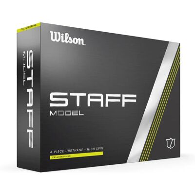 Wilson Staff Model Golf Ball - Balón de golf de uretano de cuatro piezas Wilson Staff Model Golf Ball - Balón de golf de uretano de cuatro piezas