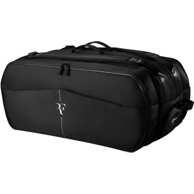 Wilson RF Borsa per racchette da torneo 15PK - Nero Wilson RF Borsa per racchette da torneo 15PK - Nero