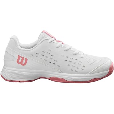 Wilson Rush Pro JR L - White - Lightweight, breathable tennis shoes for juniors Wilson Rush Pro JR L - White - Lightweight, breathable tennis shoes for juniors