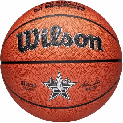Wilson WZ2022601XB - Pomarańczowa replika piłki NBA All-Star Wilson WZ2022601XB - Pomarańczowa replika piłki NBA All-Star