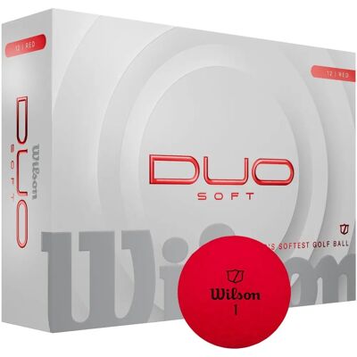 Wilson Duo Soft Balles de Golf - Touch Très Doux, Vitesse Moyenne, Longue Distance - Publicité Wilson Duo Soft Balles de Golf - Touch Très Doux, Vitesse Moyenne, Longue Distance - Publicité