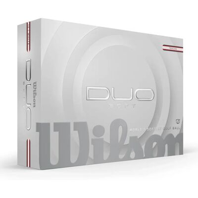 Wilson Duo Soft TRK360 Golfballer - Hvit Wilson Duo Soft TRK360 Golfballer - Hvit