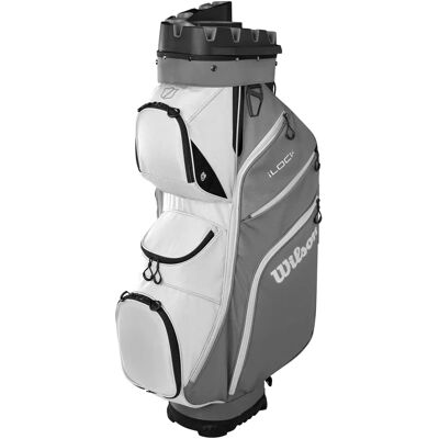 Wilson iLock sac de golf - gris/blanc/noir - Sac de golf - Publicité Wilson iLock sac de golf - gris/blanc/noir - Sac de golf - Publicité