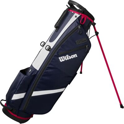 Wilson QS Quiver Carry Stand Bag - Marine/Blanc/Rouge - Publicité Wilson QS Quiver Carry Stand Bag - Marine/Blanc/Rouge - Publicité