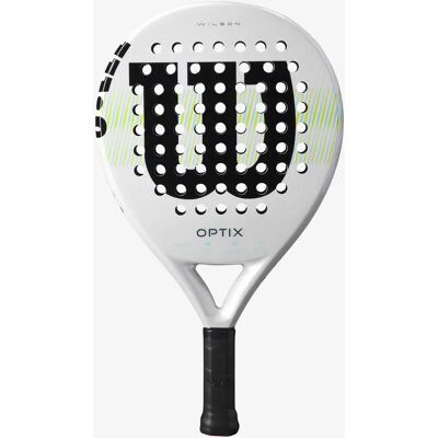 Raqueta de Pádel Wilson Optix V1 Blanca de Fibra de Vidrio - Raqueta de Pádel Raqueta de Pádel Wilson Optix V1 Blanca de Fibra de Vidrio - Raqueta de Pádel