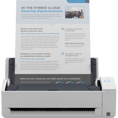 Ricoh iX1300 Scanner Compact Sans Fil Blanc - Publicité Ricoh iX1300 Scanner Compact Sans Fil Blanc - Publicité