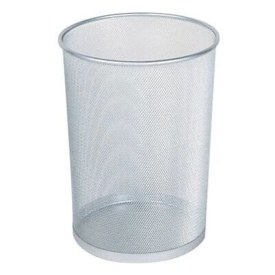 Rubbermaid Modèle - Conteneur à Déchets Métal Gris Rond Rubbermaid Modèle - Conteneur à Déchets Métal Gris Rond