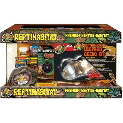 Zoo Med Leopard Gecko Kit - Reptile Habitat 51x25x30 cm Zoo Med Leopard Gecko Kit - Reptile Habitat 51x25x30 cm