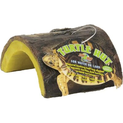 Zoo Med Schildpad-Hut - Natuurlijke Boomstam-uitstraling - Wasbaar Resine - Reptielverschuiling Zoo Med Schildpad-Hut - Natuurlijke Boomstam-uitstraling - Wasbaar Resine - Reptielverschuiling